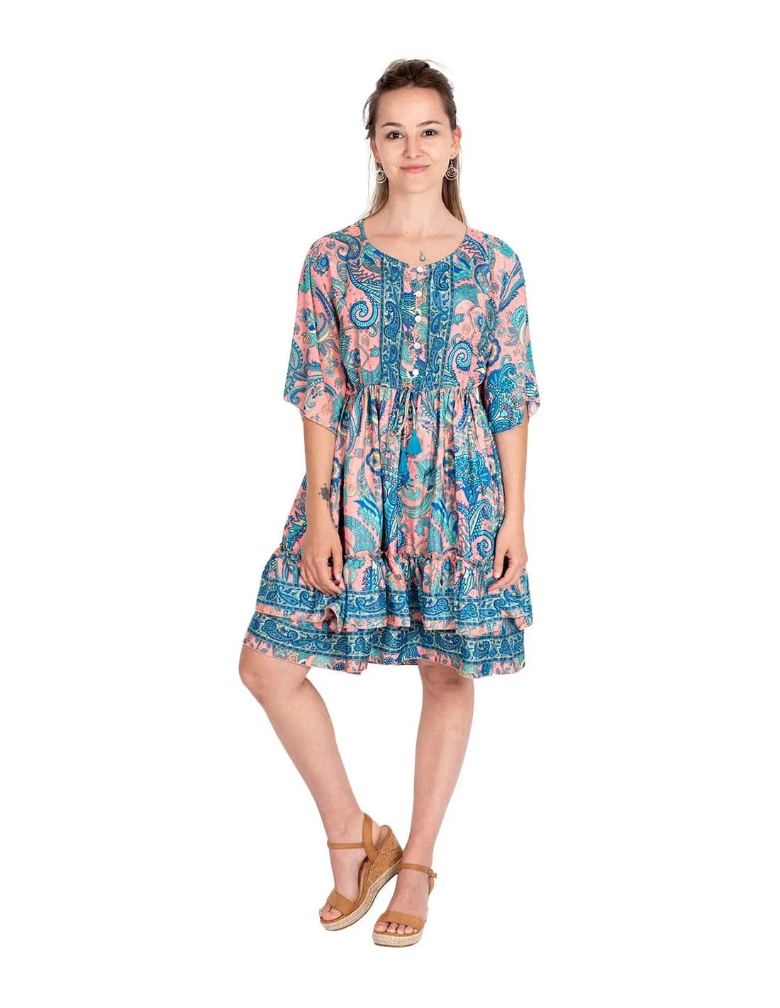 Abito corto Boho